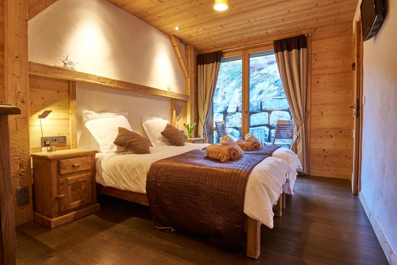 לה ג'ט Chalet Virolet B&B מראה חיצוני תמונה