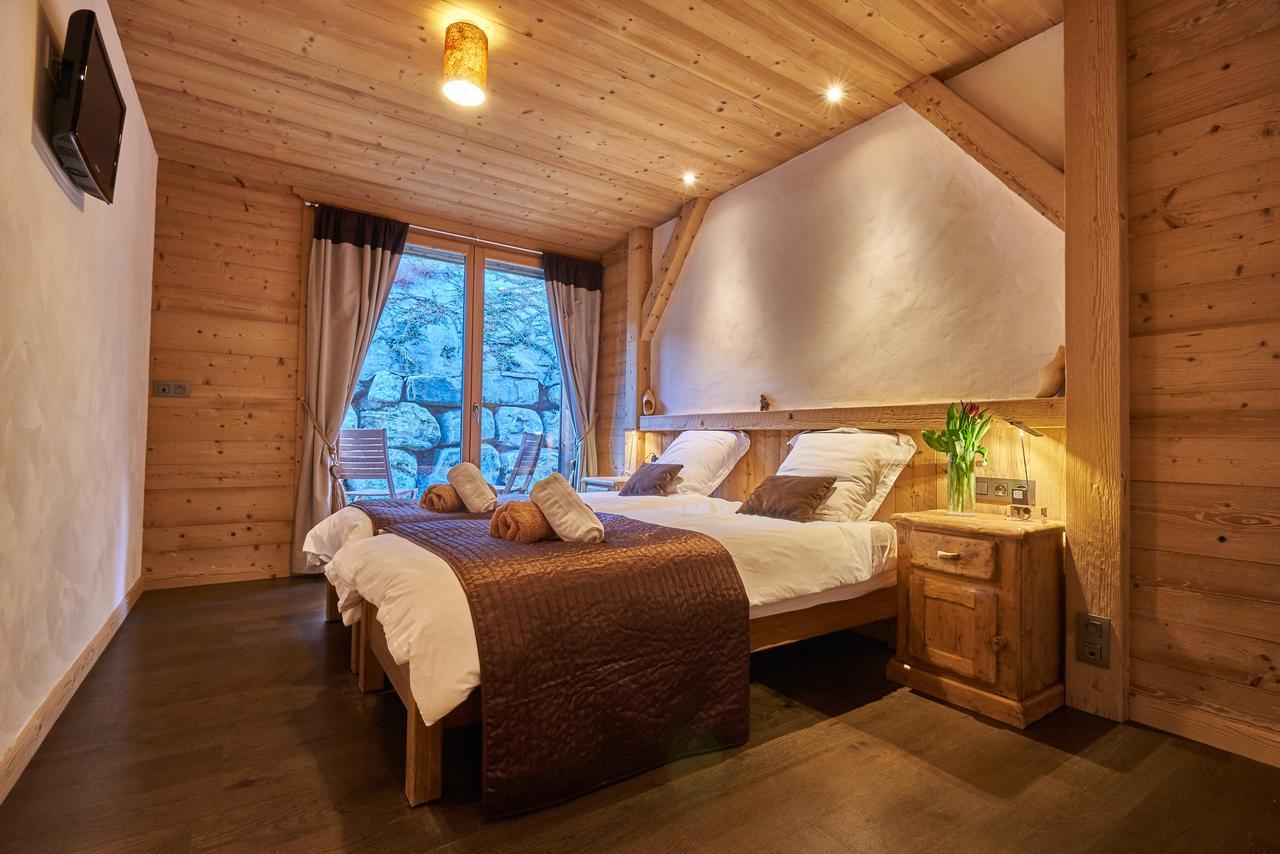 לה ג'ט Chalet Virolet B&B מראה חיצוני תמונה